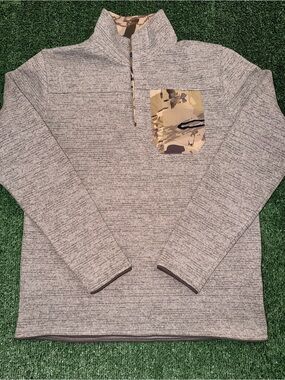 Under Armour Men's Specialist Henley 2.0 Pullover Camo Barren Size Large